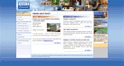 Desktop Screenshot of novyzivot.cz